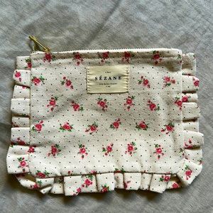 SEZANE zipper bag for toiletries or lingerie